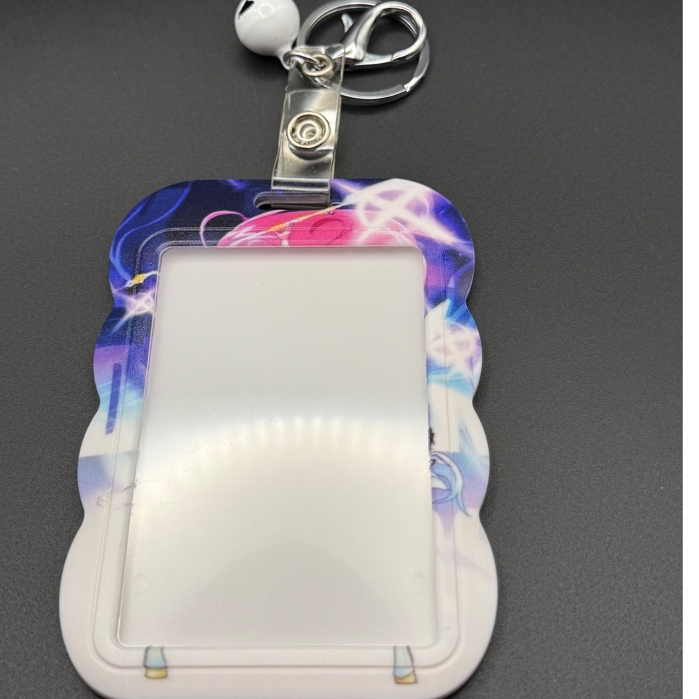 Anime Character‎ Id Holder Lanyard Keychain Cute Kawaii Badge Reel